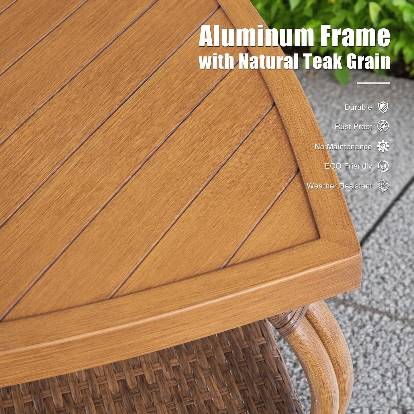Arcadia 2 Patio Lounge Chair and Side Table