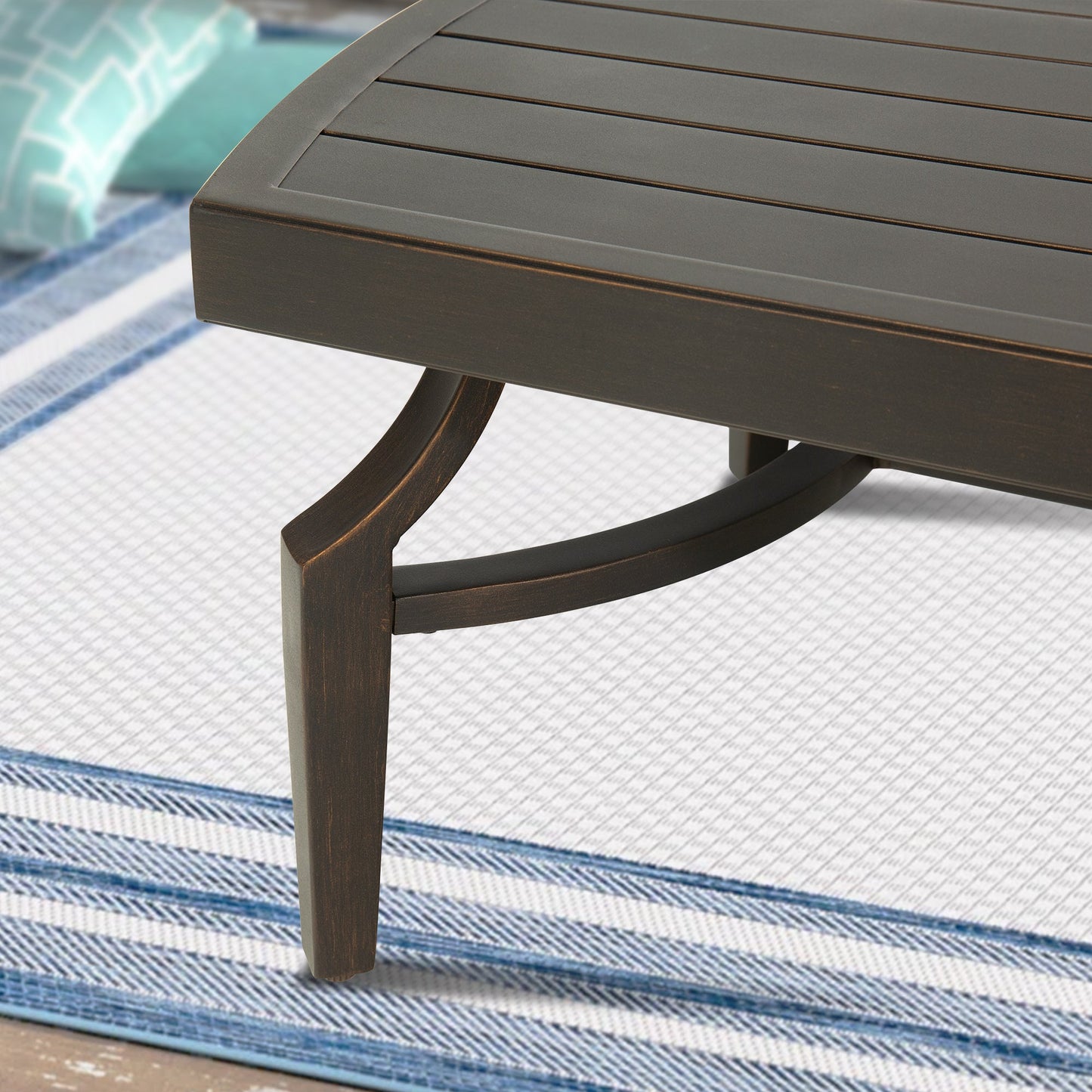 Asheville 5-Person Aluminum Patio Seating Set