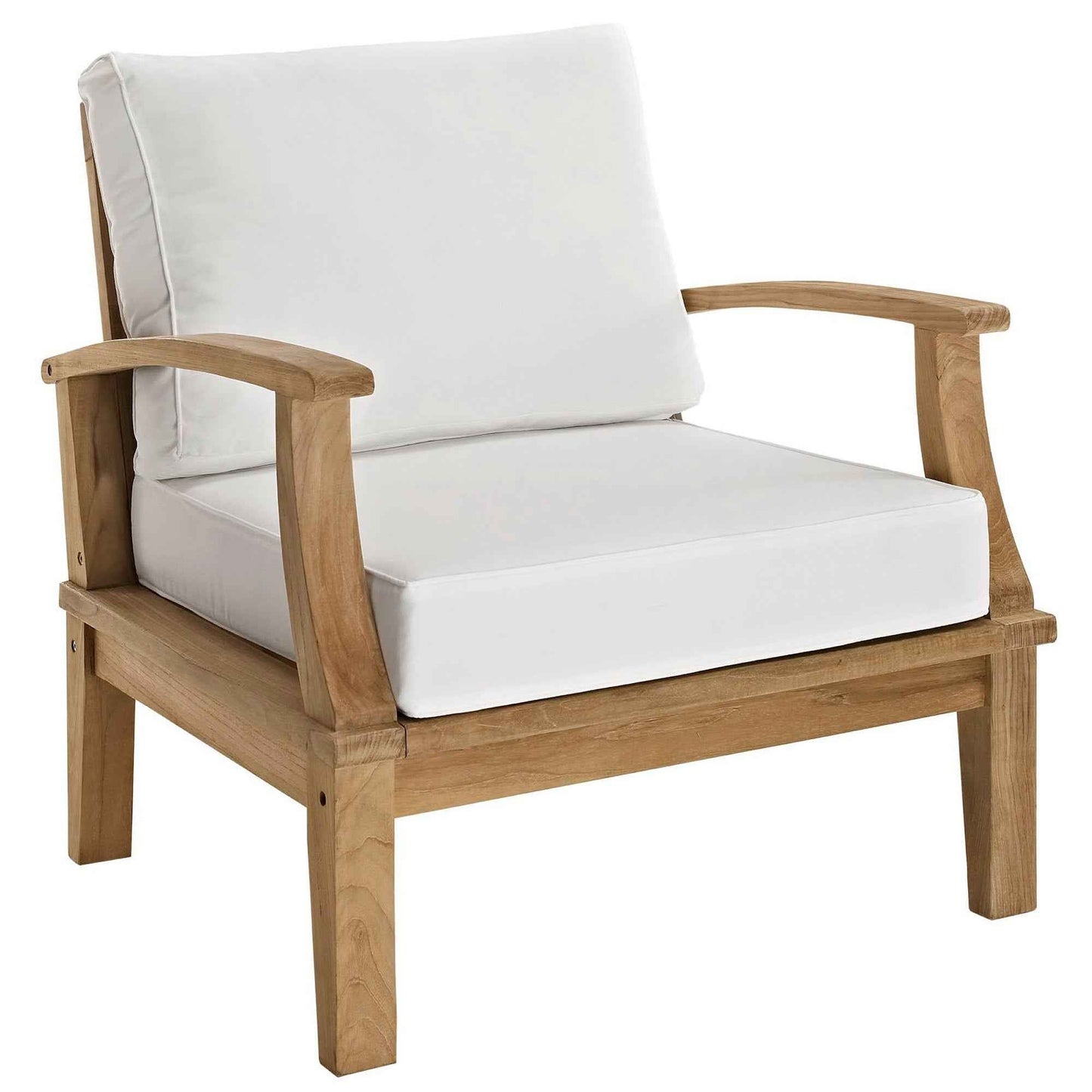 Patio Elegance Outdoor Lounge Set - Marina 9-Piece Teak Collection by Modway