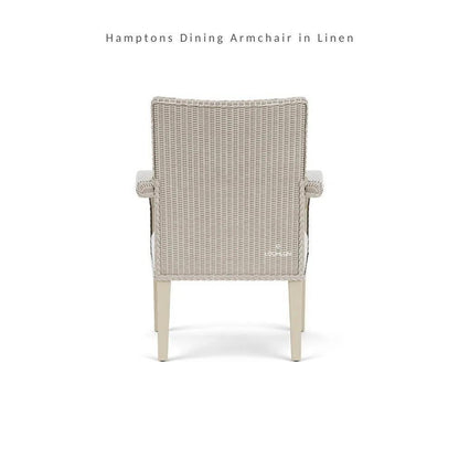 Hamptons Outdoor Furniture Wicker Dining Armchair