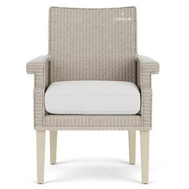 Hamptons Outdoor Furniture Wicker Dining Armchair
