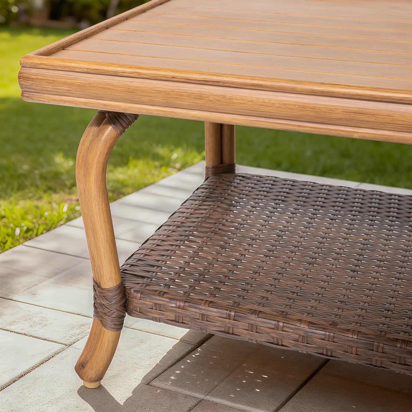 Arcadia Outdoor Sofa and 2 Chairs with Coffee Table
