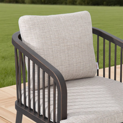 Asheville 7 Pieces Patio Rectangular Dining Table Set