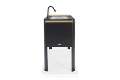 Portals Dark Outdoor Kitchen