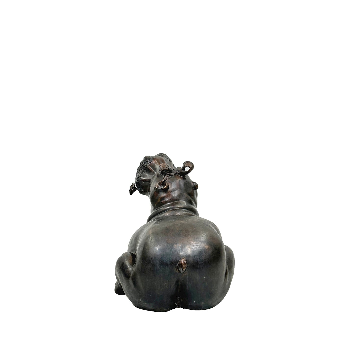 Bronze 'Princess Bella' Hippopotamus Fountain Sculpture