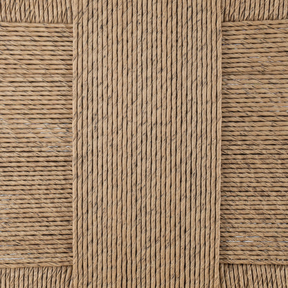 4 Pieces Natural Outdoor Bar Stool Solid Acacia Wood and Woven Wicker