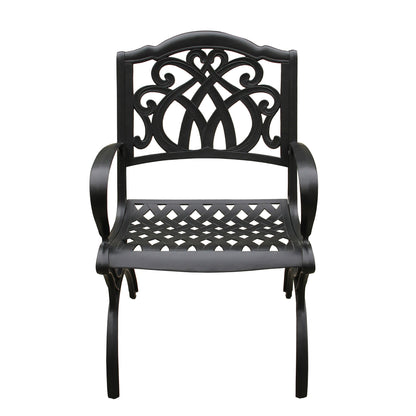 Outdoor Aluminum 9pc Large Oval Patio Dining Set Eight Chairs