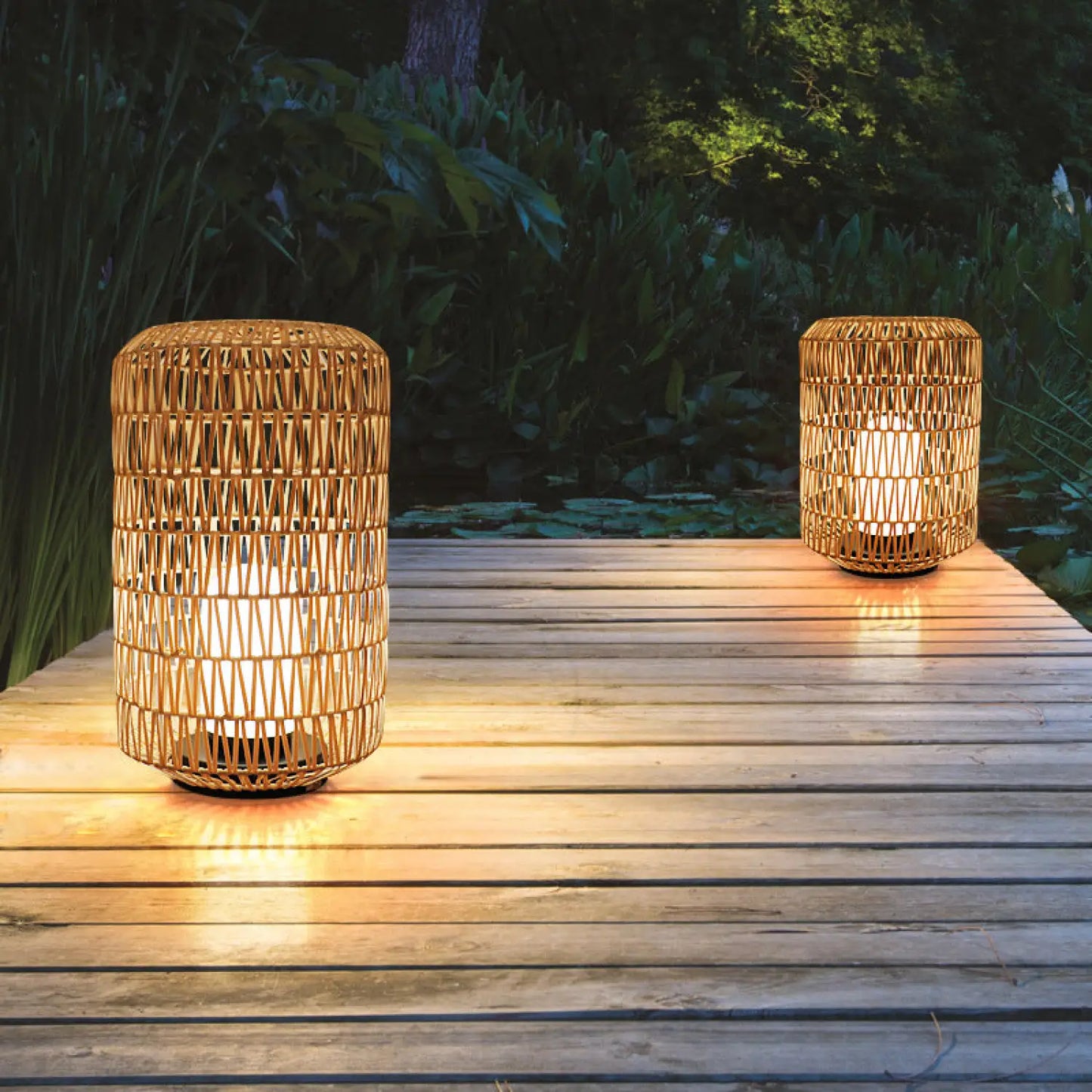 Floor Lamp Vintage Waterproof Light for Garden & Balcony