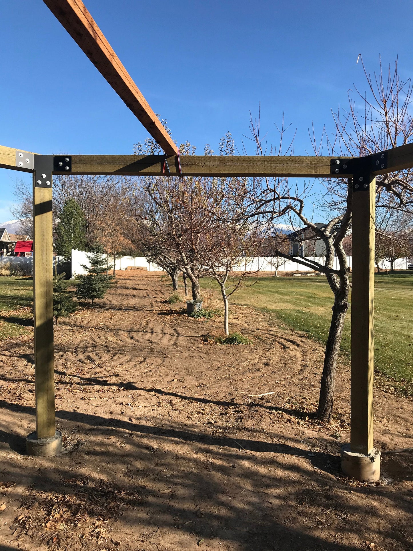 16 Piece Octagon Pergola Bracket Set for 6 X 6 Posts - Heavy Duty Pergola Brackets Made In the USA!