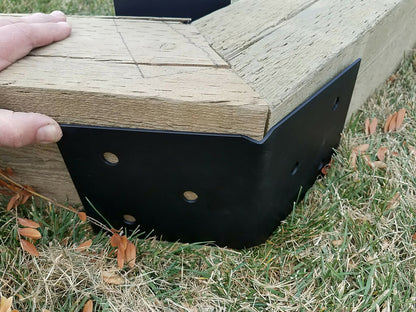 16 Piece Octagon Pergola Bracket Set for 6 X 6 Posts - Heavy Duty Pergola Brackets Made In the USA!